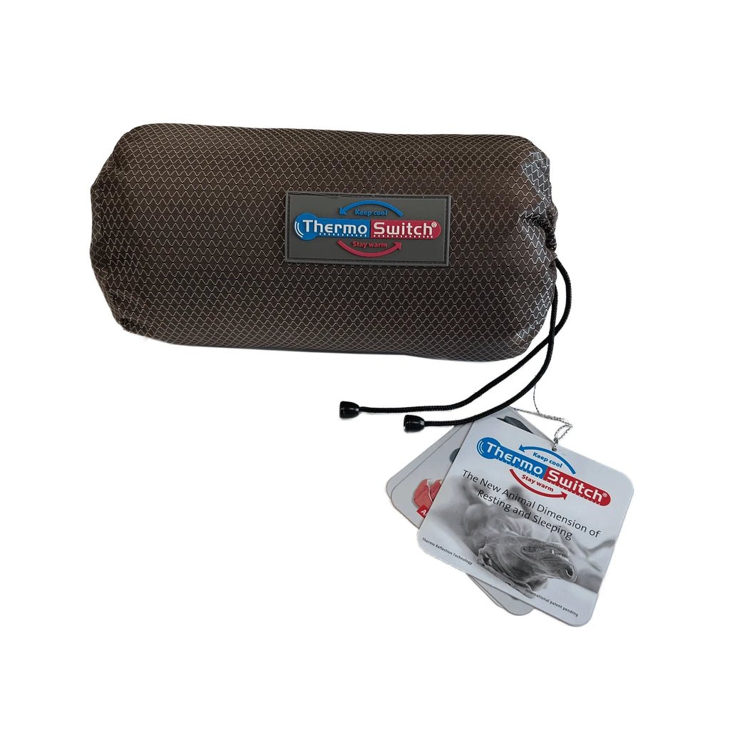 Hundedecke Samos - thermo-isolierende Outdoor-Decke, wasserabweisend & wendbar für Sommer & Winter (braun)