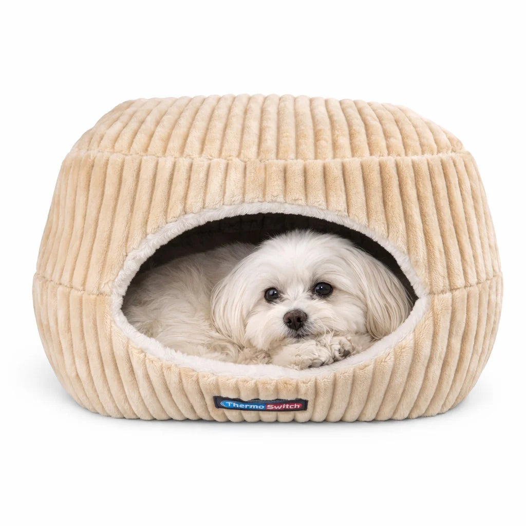 Katzenbett & Katzenhöhle Evia 2 in 1 – kuscheliger Schlafplatz, orthopädisches Hundebett mit Memoryschaum