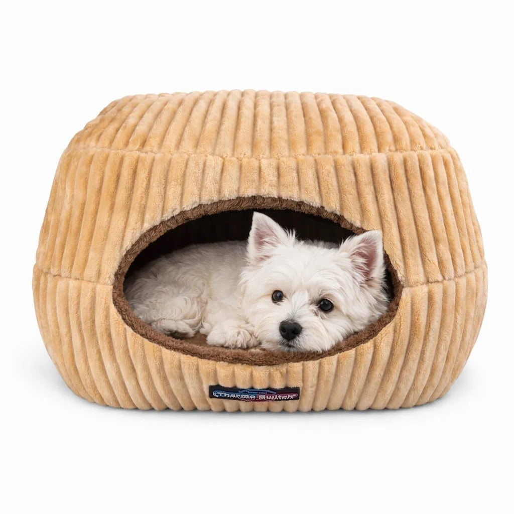 Katzenbett & Katzenhöhle Evia 2 in 1 – kuscheliger Schlafplatz, orthopädisches Hundebett mit Memoryschaum