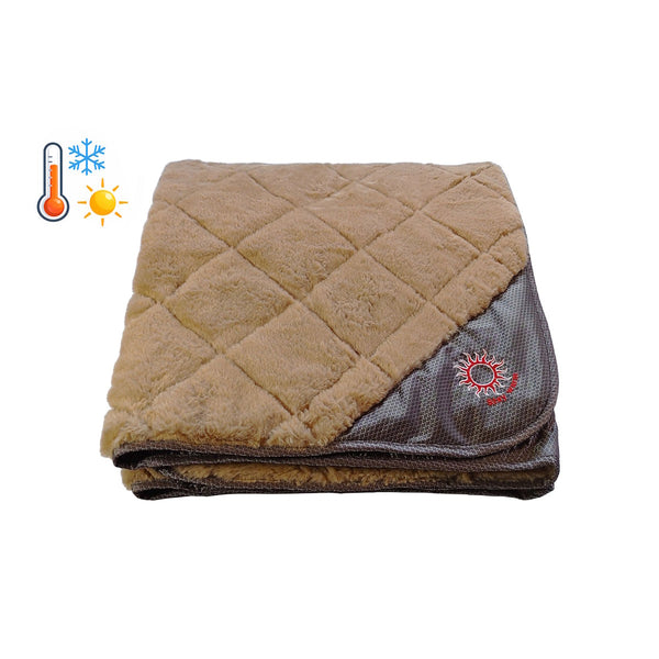 Hundedecke Samos - thermo-isolierende Outdoor-Decke, wasserabweisend & wendbar für Sommer & Winter