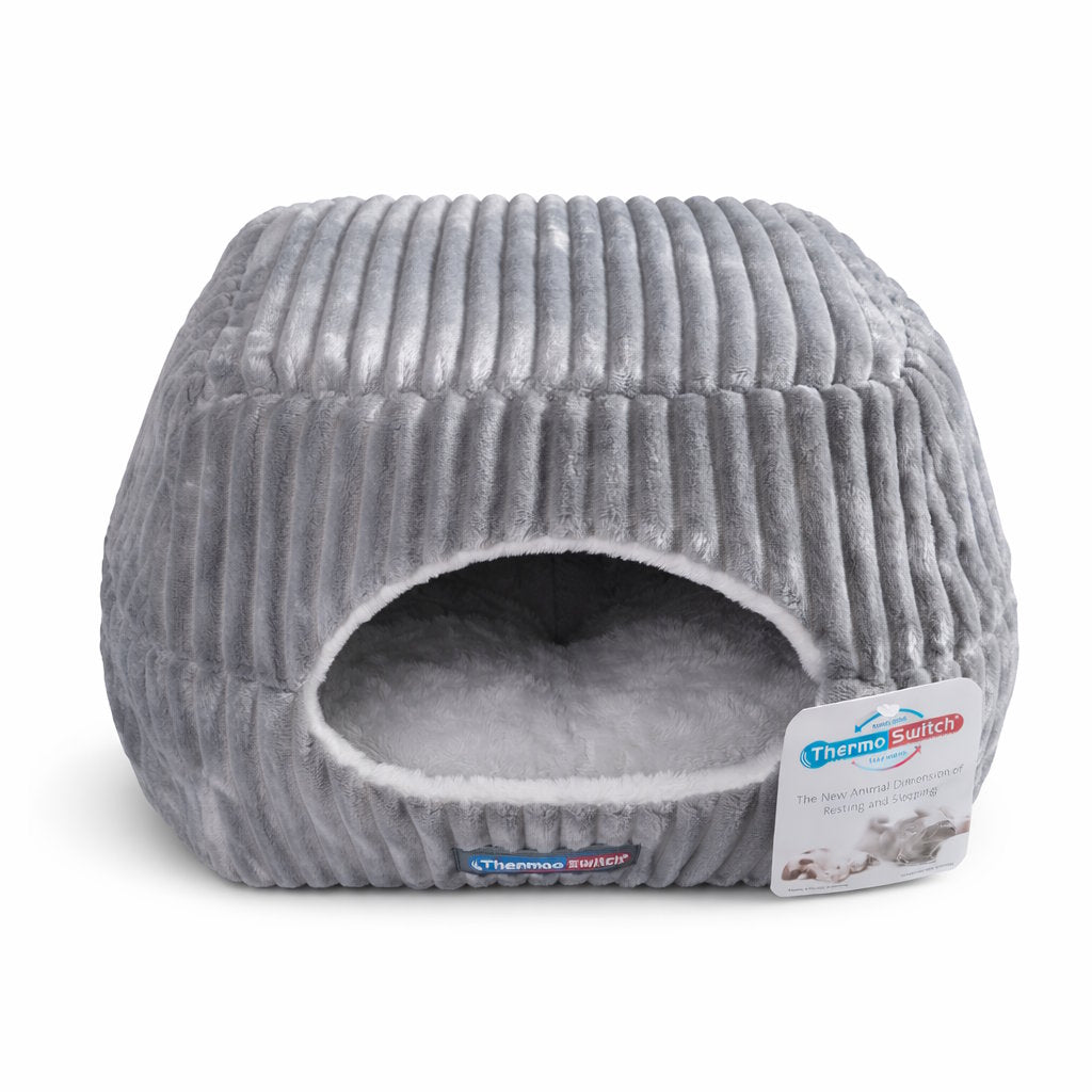 Hundebett & Hundehöhle Evia 2 in 1 – kuscheliger Schlafplatz, orthopädisches Hundebett mit Memoryschaum