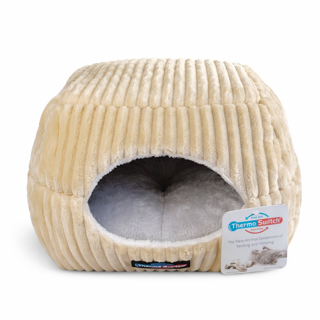 Hundebett & Hundehöhle Evia 2 in 1 – kuscheliger Schlafplatz, orthopädisches Hundebett mit Memoryschaum