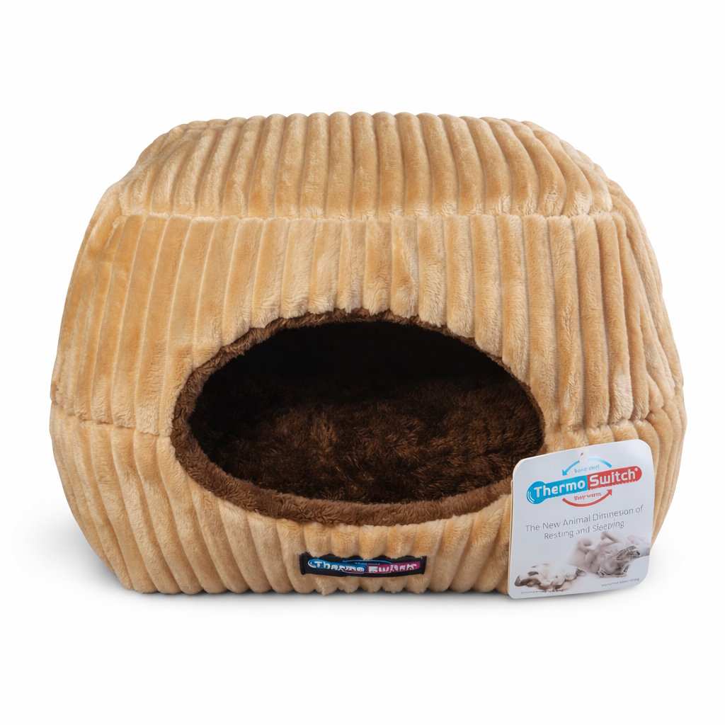 Hundebett & Hundehöhle Evia 2 in 1 – kuscheliger Schlafplatz, orthopädisches Hundebett mit Memoryschaum