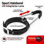 Dog collar with handle - PatentoPet Sport elastic collar
